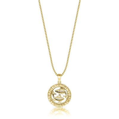 Zodiac Coin Necklace