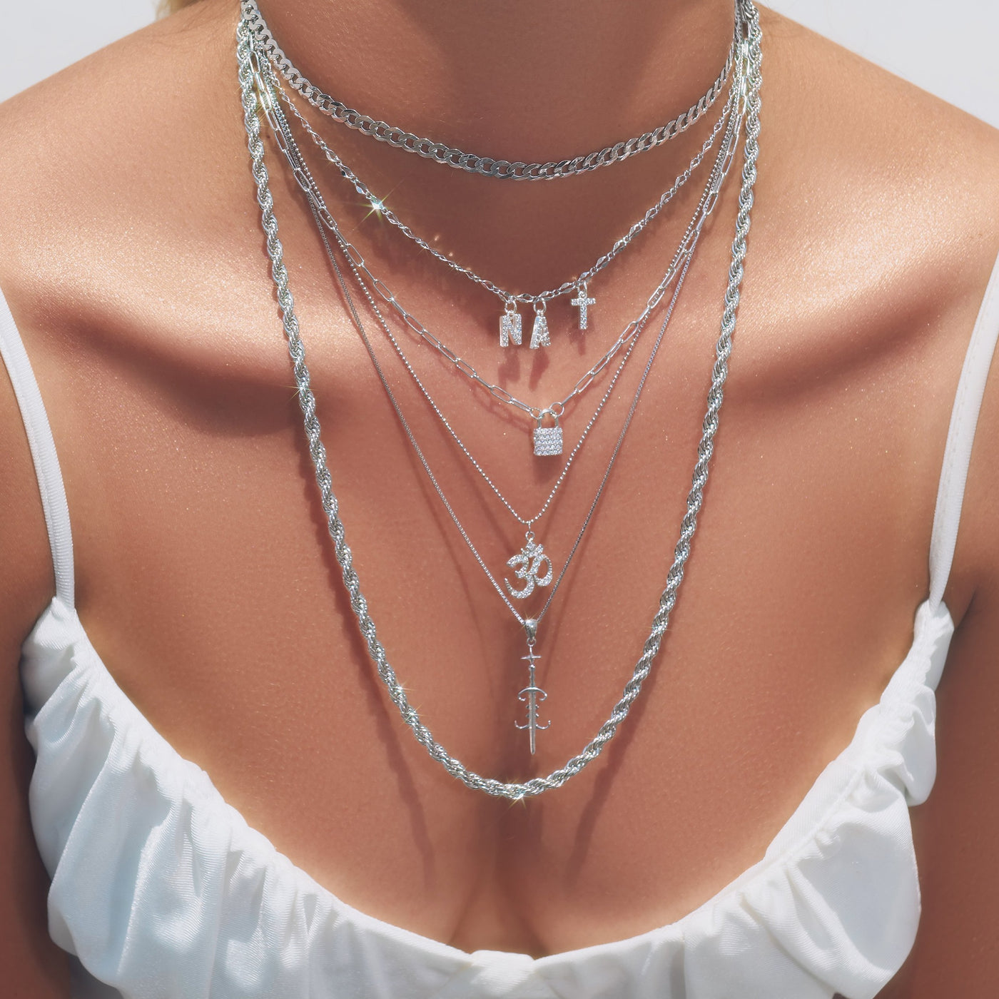 Diamant-Namen-Halsband