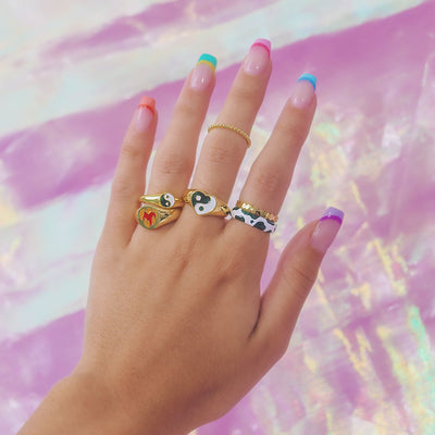 Anillo Llamas Gemelas