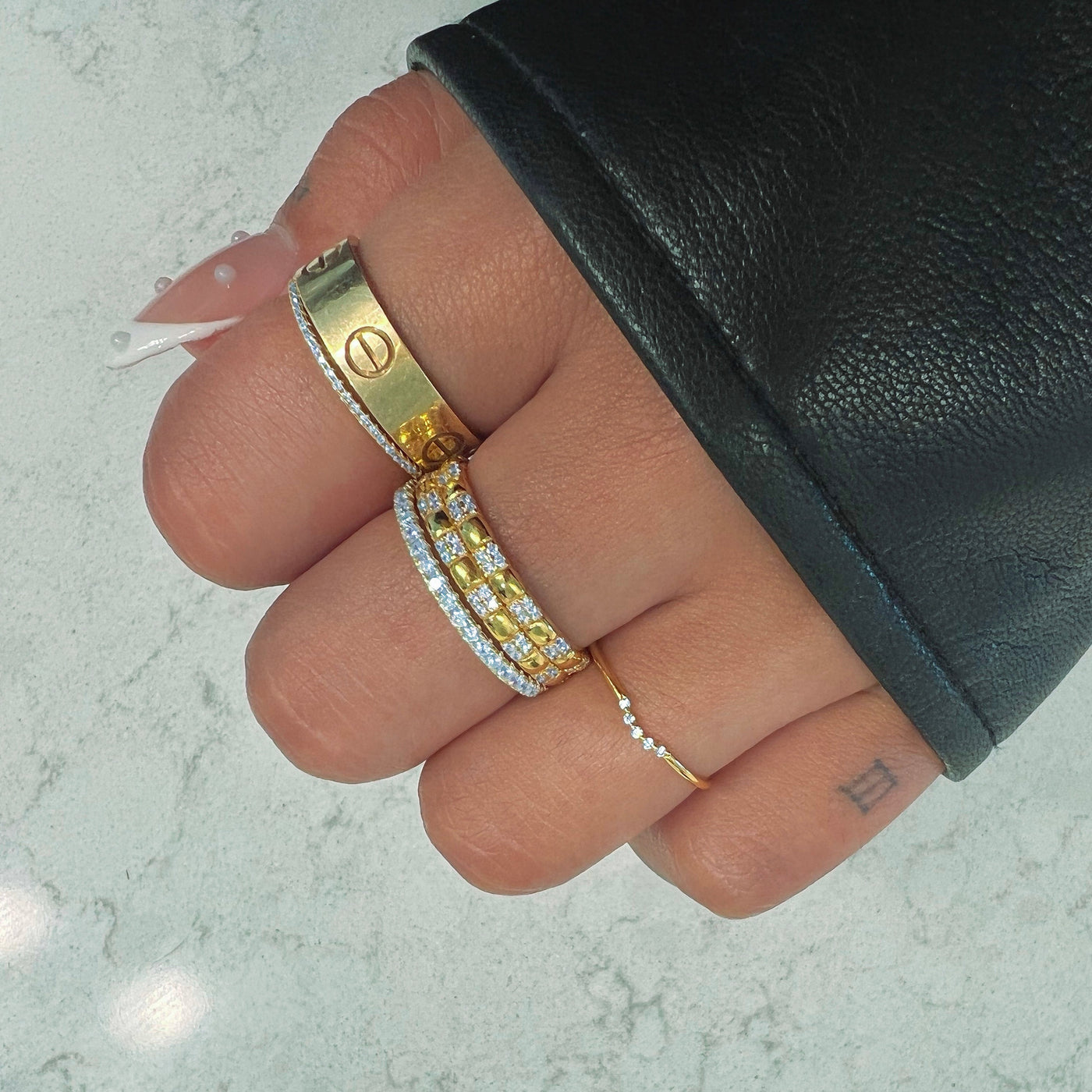 Baby-Diamant-Band-Ring