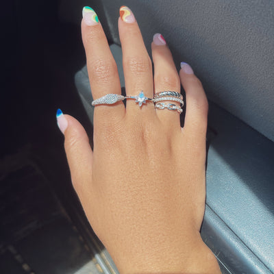 anillo torcido real