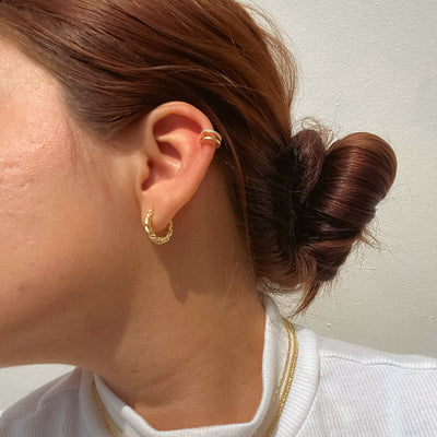 Vintage Twist Hoops
