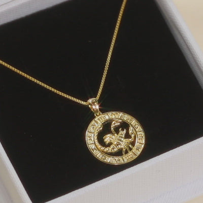 Zodiac Coin Necklace