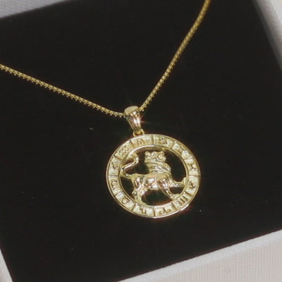 Collar de monedas del zodiaco