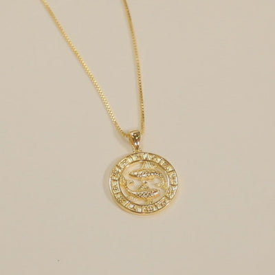 Zodiac Coin Necklace