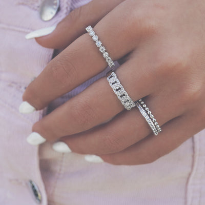 Diamant-Band-Ring