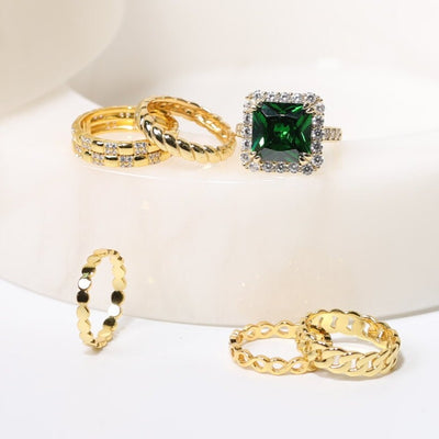 anillo torcido real