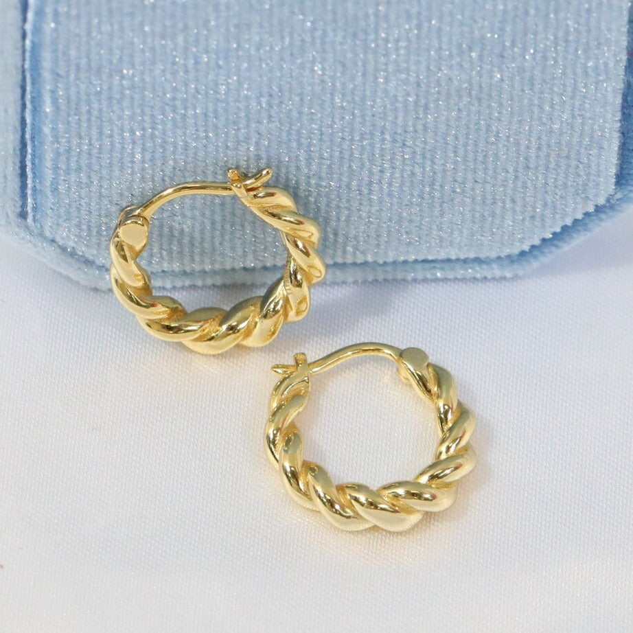 Vintage Twist Hoops