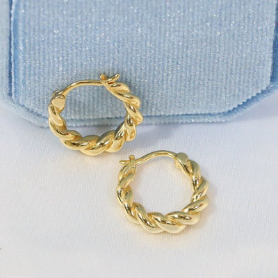 Vintage Twist Hoops