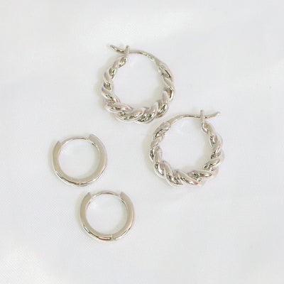 Vintage Twist Hoops